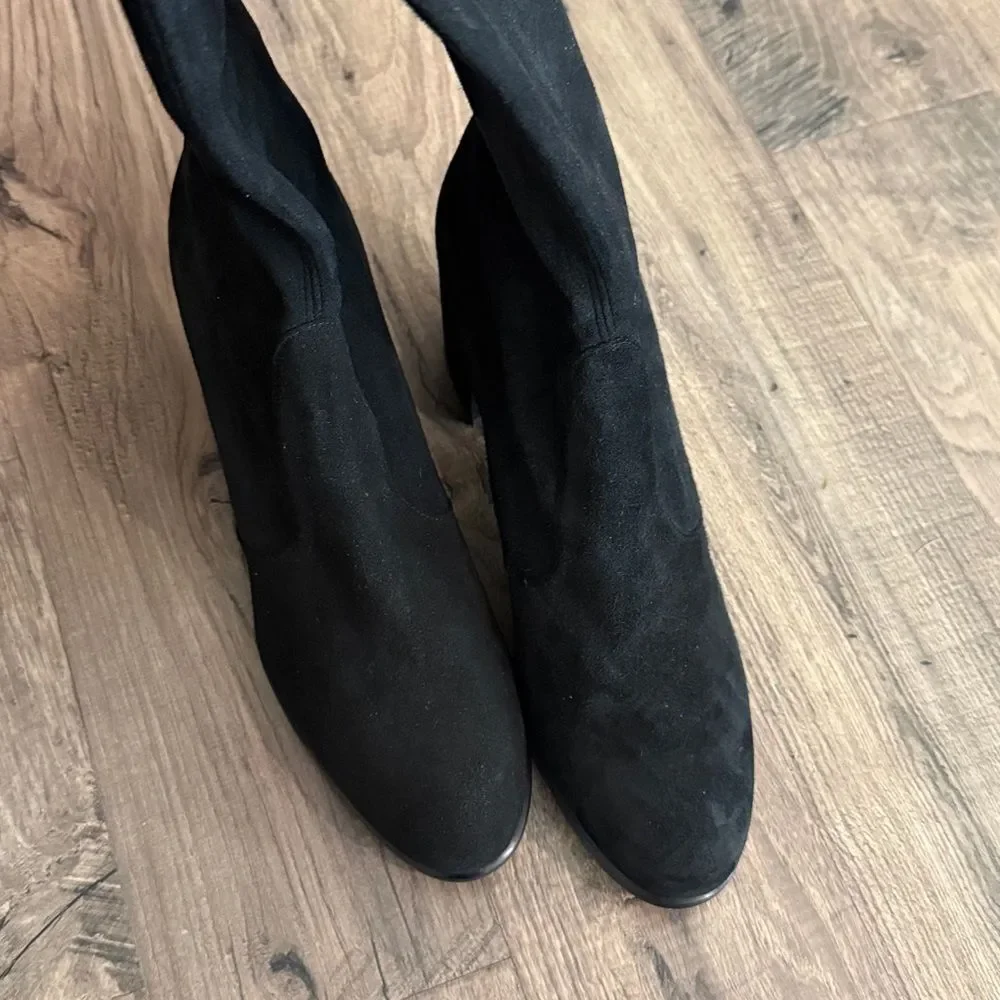 Stuart Weitzman Tieland black over Knee High Boots 11.5